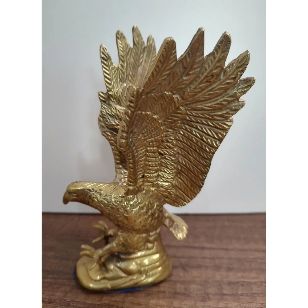Vtg Solid Brass 6